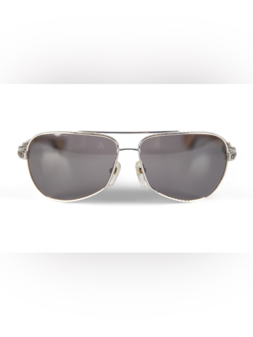 Chrome Hearts Beast I Aviator Grey White Wood Pearl Inlay Cross Rock Roll